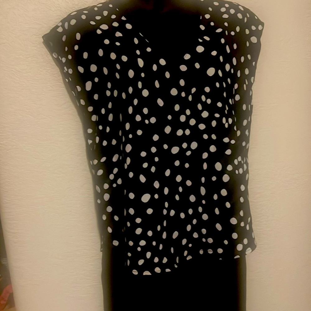 Polka dot blouse
